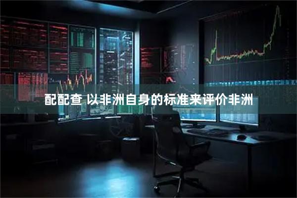 配配查 以非洲自身的标准来评价非洲