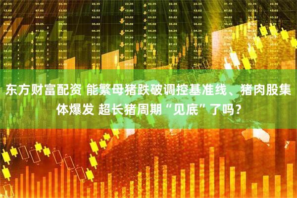 东方财富配资 能繁母猪跌破调控基准线、猪肉股集体爆发 超长猪周期“见底”了吗？